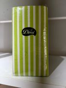 ÇİZGİLİ DESENLİ PEÇETE YEŞİL 40'li 33*33 EBAT 1/8 KATLA